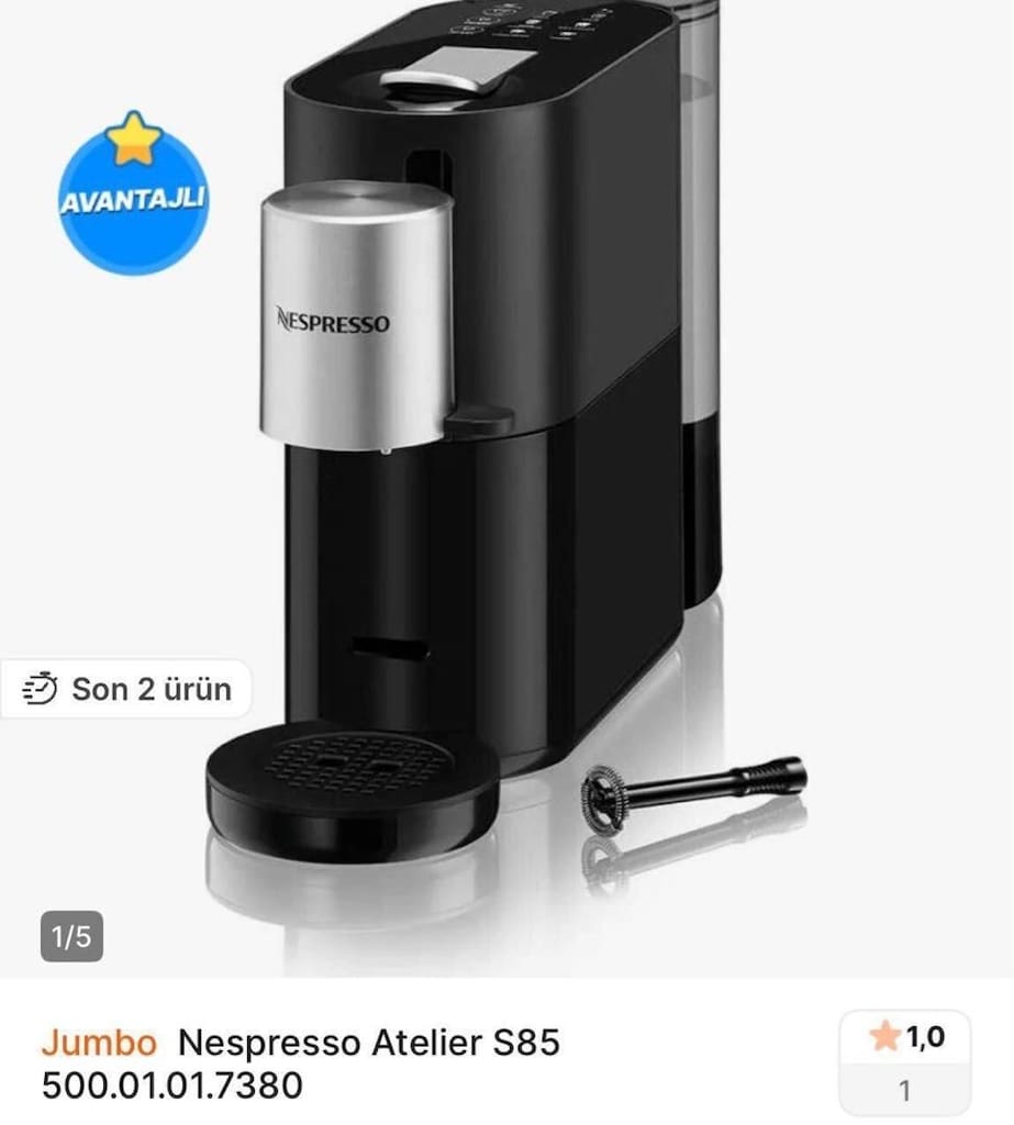 Nespresso süt köpürtücü aparat - 2