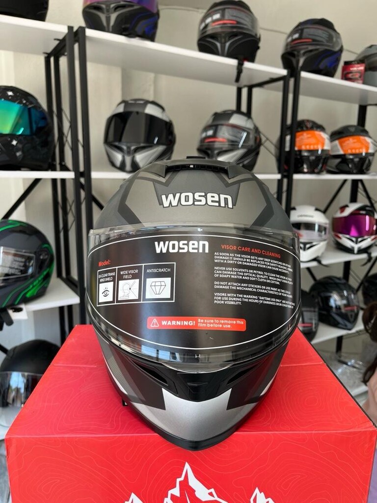 tam kapalı kask sıfır wosen - 7