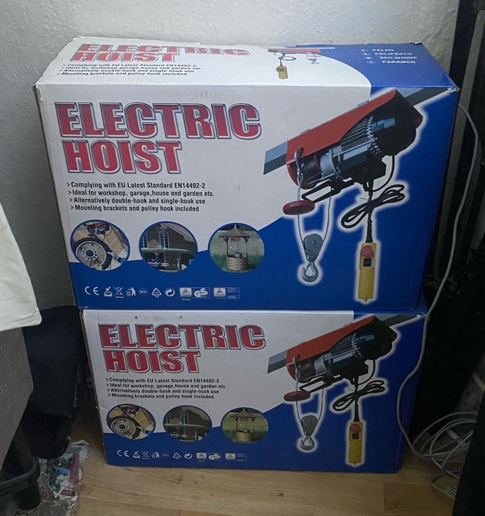 2 Adet Elektrikli Vinç Ceraskal