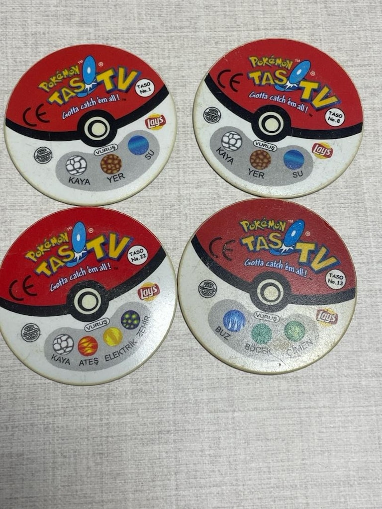 Nostaljik Orijinal Pokémon TV/3D Taso Seti (Nadir Venusaur'lu 4'lü Lot - 2