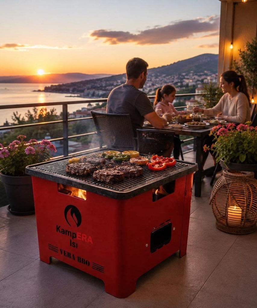 Pelet Yakıtlı Barbekü Mangal - 3