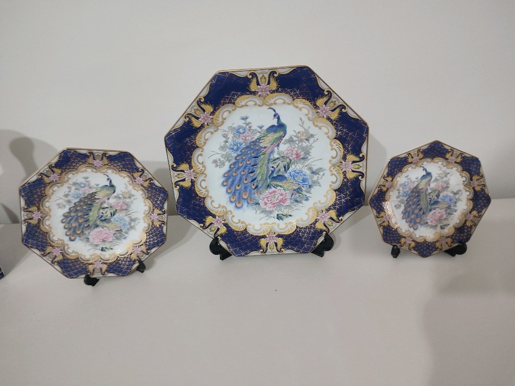 Tozan Japan Orijinal Tavus Kuşu Desenli Dekoratif Set - 18