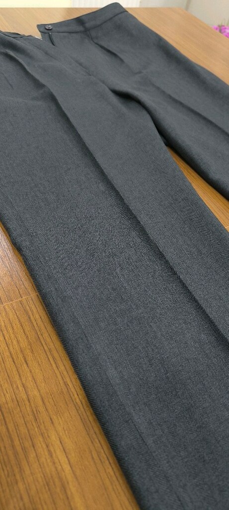 Gri Kumaş Pantolon - 2