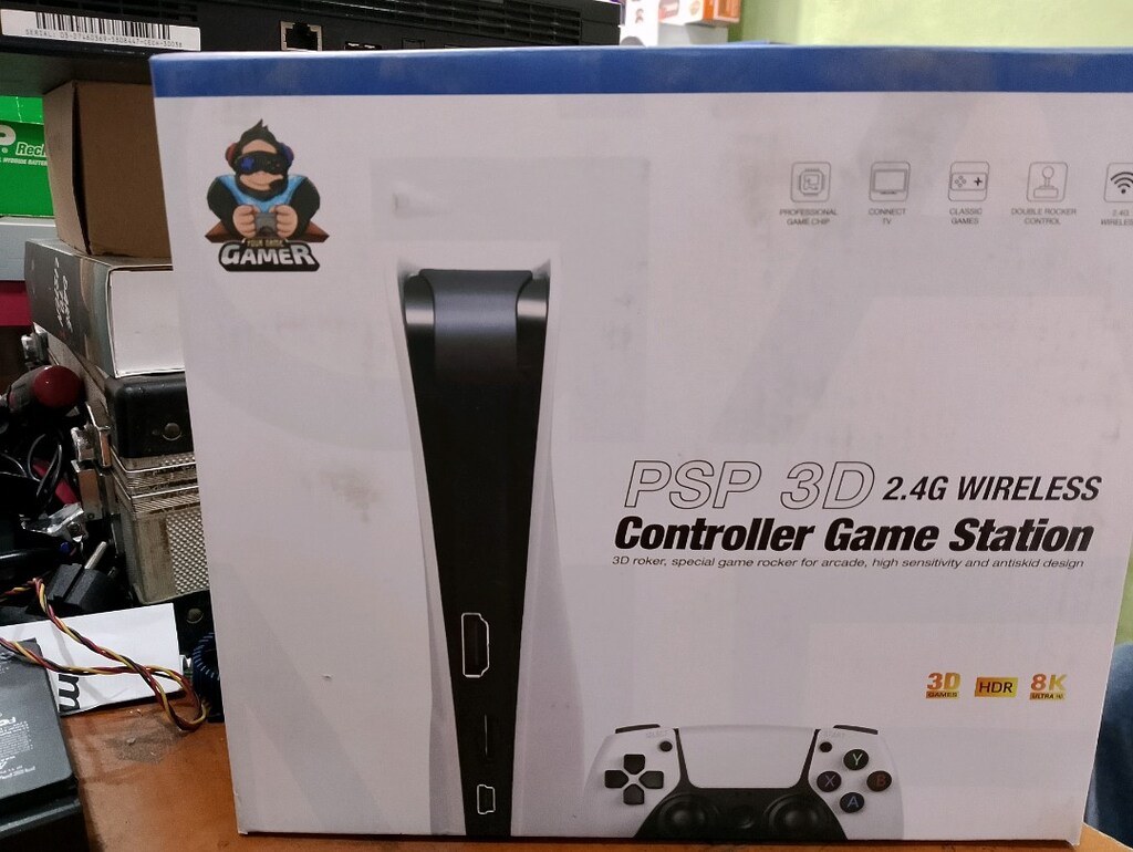 PSP 3d game station 20 bin oyunlu çift kollu atari GTA pes - 2