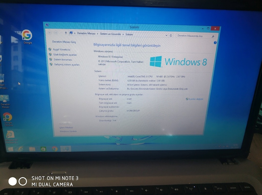 hp i5 işlemci 4 GB rem Bluetooth laptop - 2