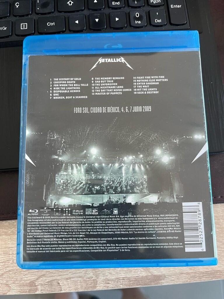 bluray Metallica 2009 konseri - 2