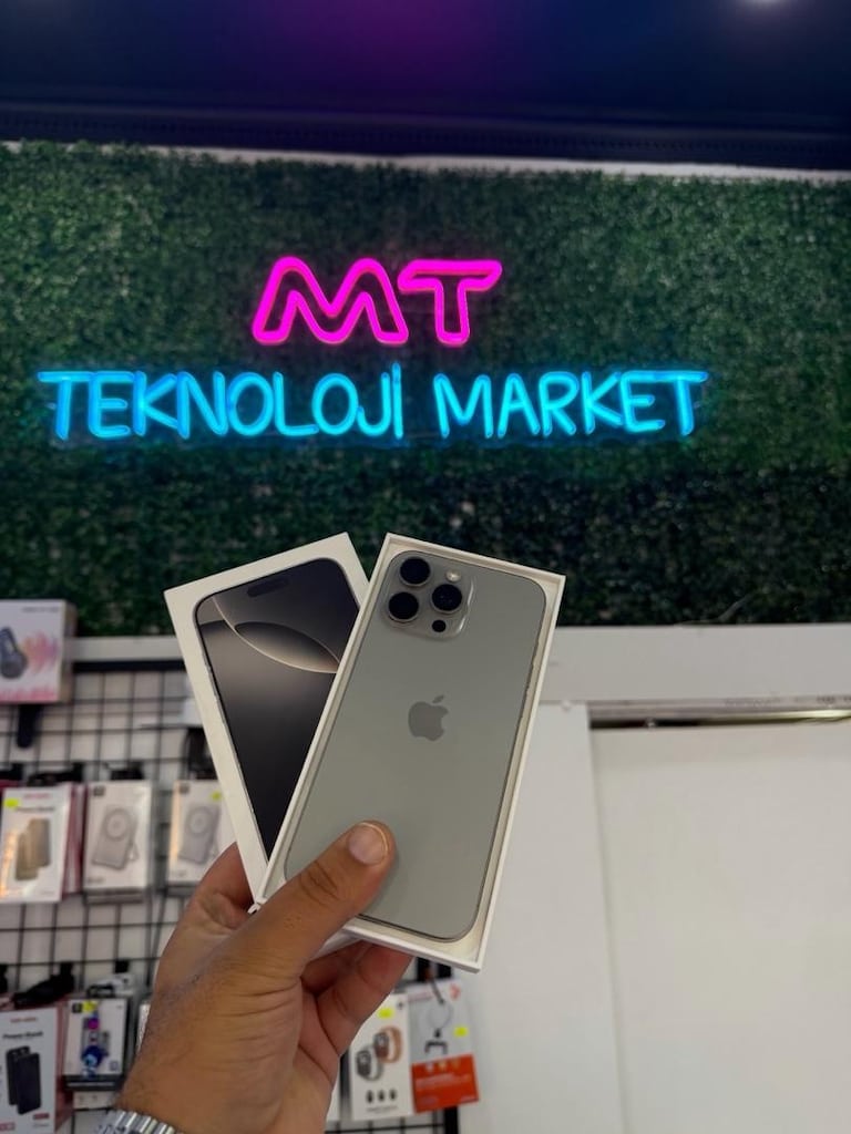 HATASIZ IPHONE 16 PRO MAX KUTULU FATURALI 8AY GARANTİ 3-6-9TAKSİT - 2