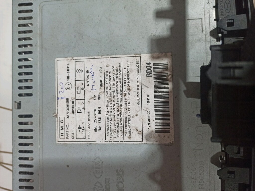 Hyundai i20 orjinal oto teyp sıfır ayarında - 4