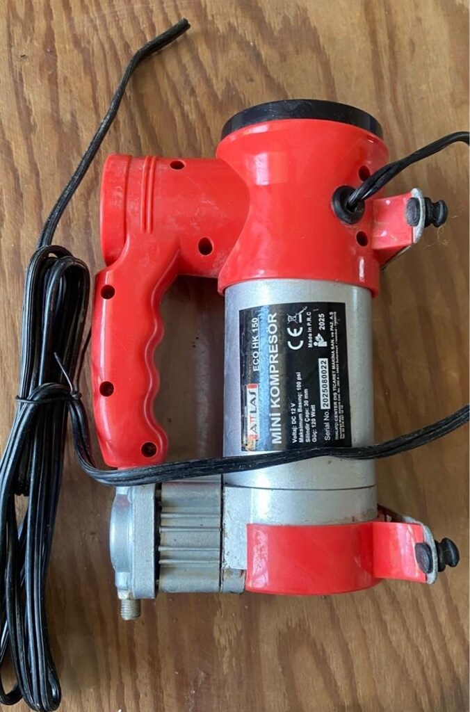 ARIZALI ÜRÜNLER Kompakt Kırmızı Elektrikli Pompa - 8