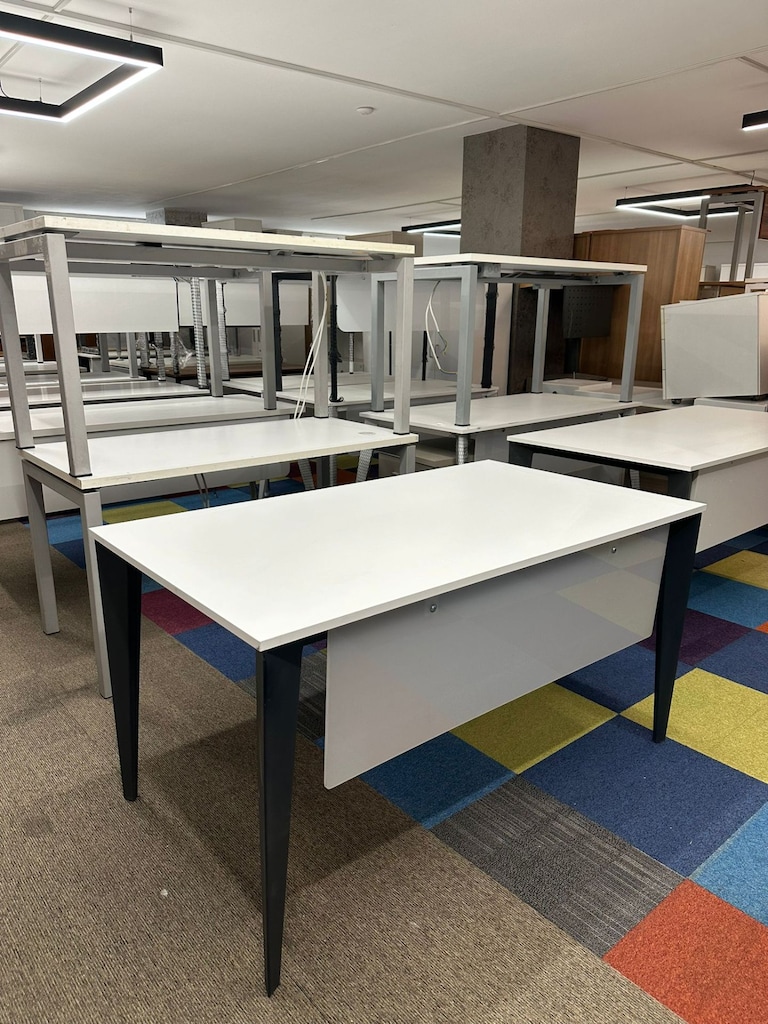 KLAS OFİS ÜSKÜDAR 160X80 BEYAZ ÇALIŞMA MASASI - 2