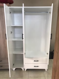 3 kapaklı elbise dolabı sıfır ürün - 4