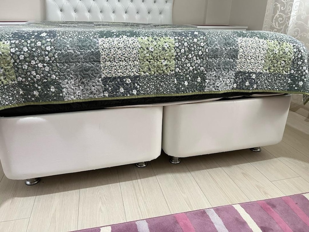 Çift kişilik Baza ve yatak başlığı - 3