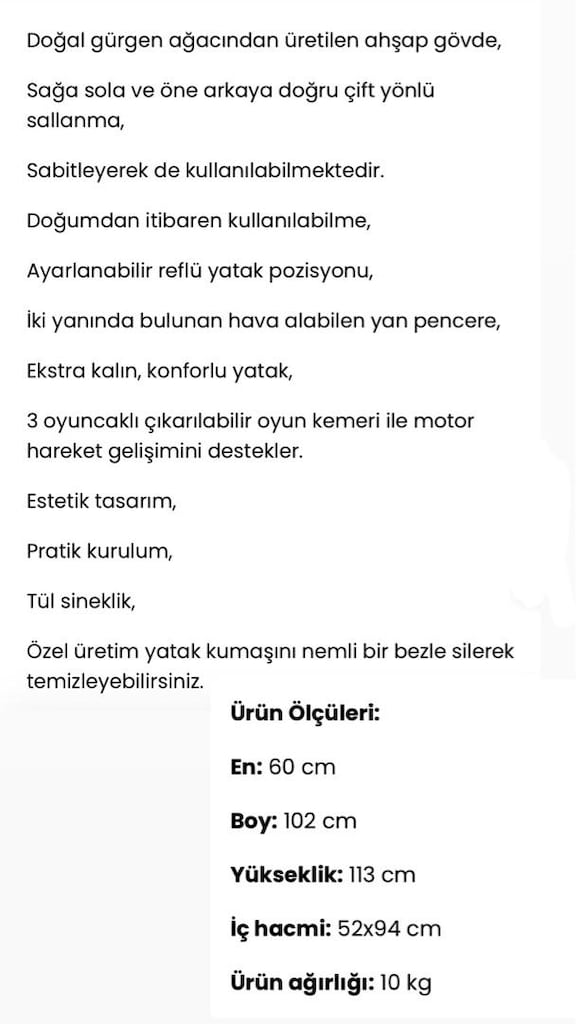 Kraft virgo beşik - 4