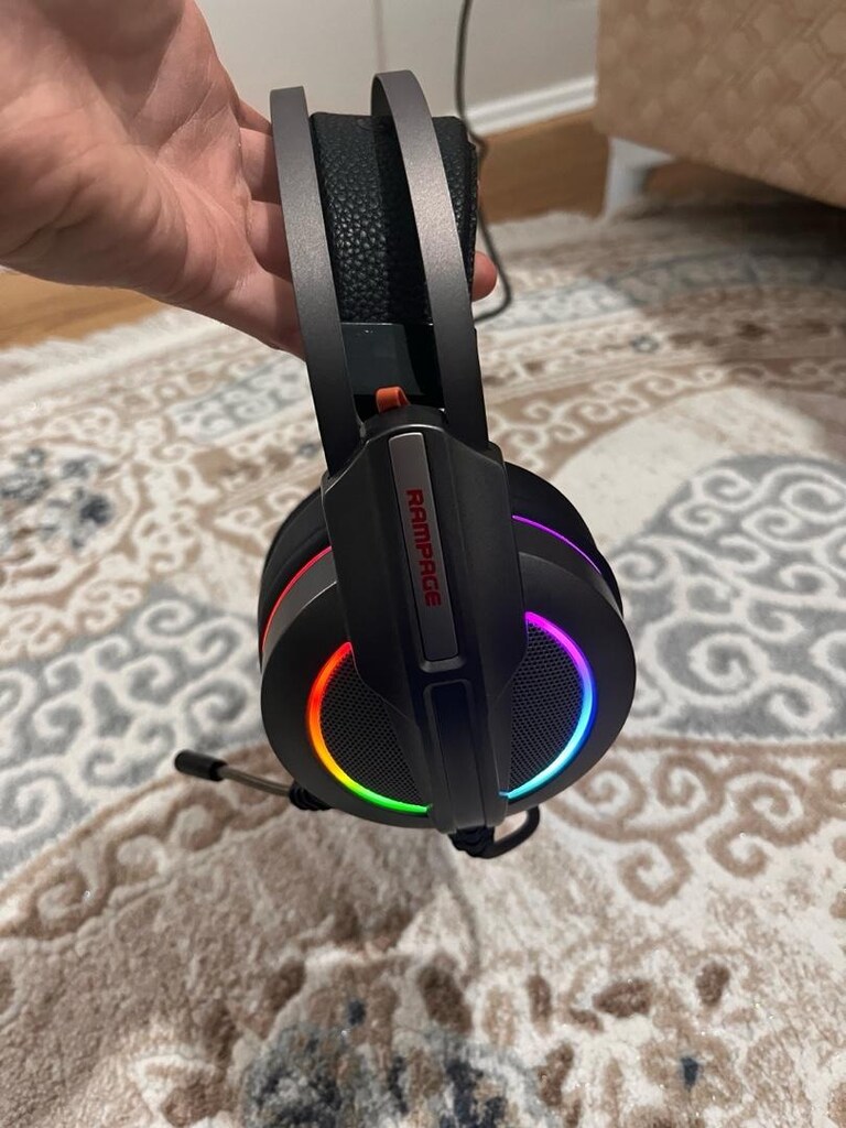 Rampage RM-K6 Stark USB 7.1 RGB Oyuncu Kulaklığı - 2