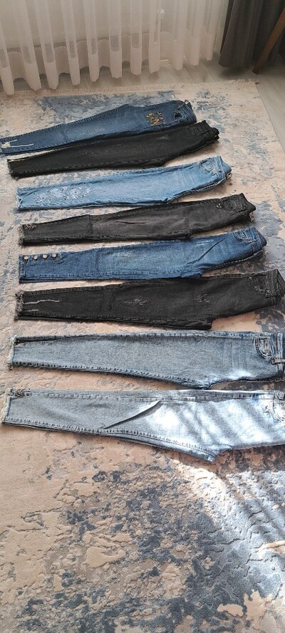 6 adet ymr denim marka Jean