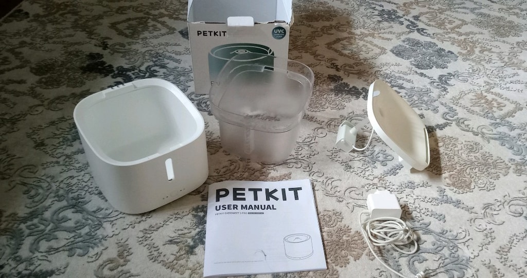 petkıt filtreli evcil hayvan su kabı - 2