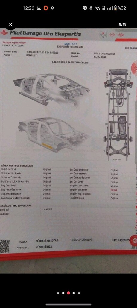 CLİO SEMBOL 1.4 2008 MODEL - 10