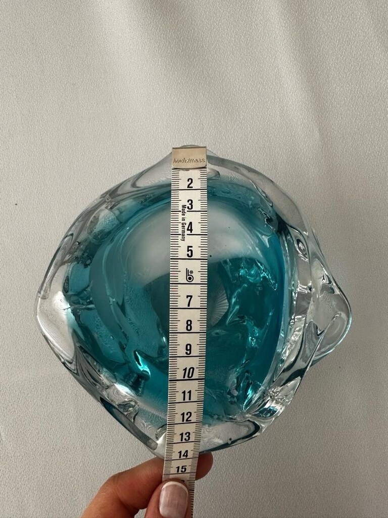 İtalyan Murano Cam Küllük Kül Tablası - 8