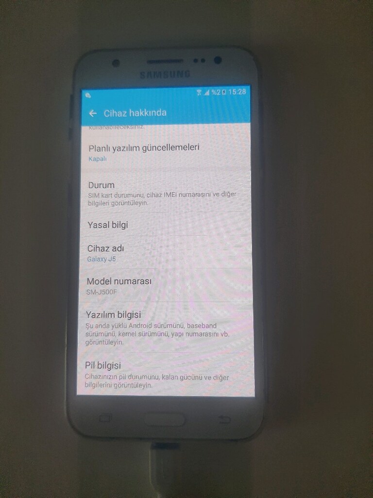 Samsung Galaxy J5 (SM-J500F) - Wi-Fi / Parça Amaçlı / IMEI Yok - 5