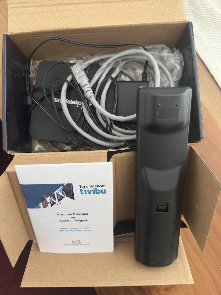 Turk Telekom Tivibu Media Box ZXV10 B860H - Kutulu Tam Set - 4