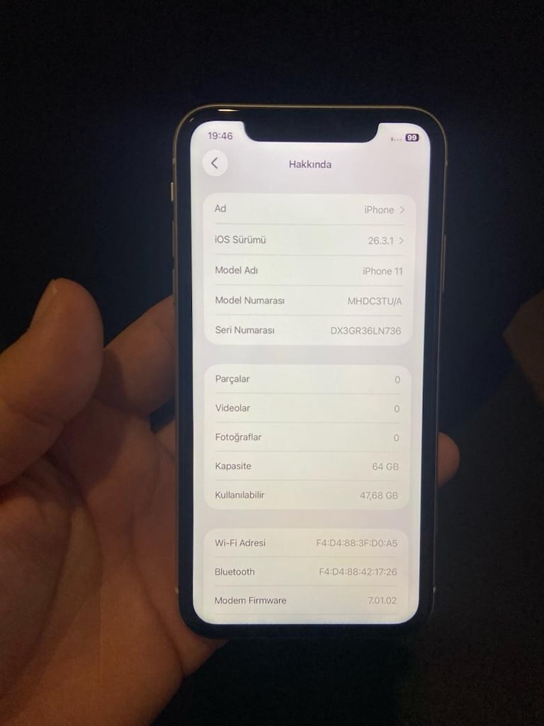 iPhone 11 64 GB Pil% 74 Türkiye Cihazı - 9