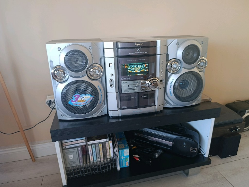 SUNNY Hİ-Fİ MÜZİK SİSTEMİ KASETÇALAR RADYO KUTULU TAM TAKIM - 3