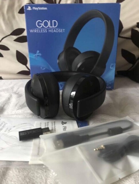 PS4 Gold / Black Wireless Headset PS4 Kulaklık