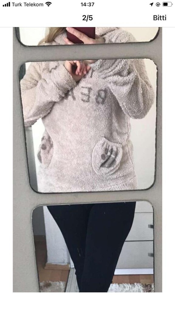 S M uyumlu pufidik sweat - 2