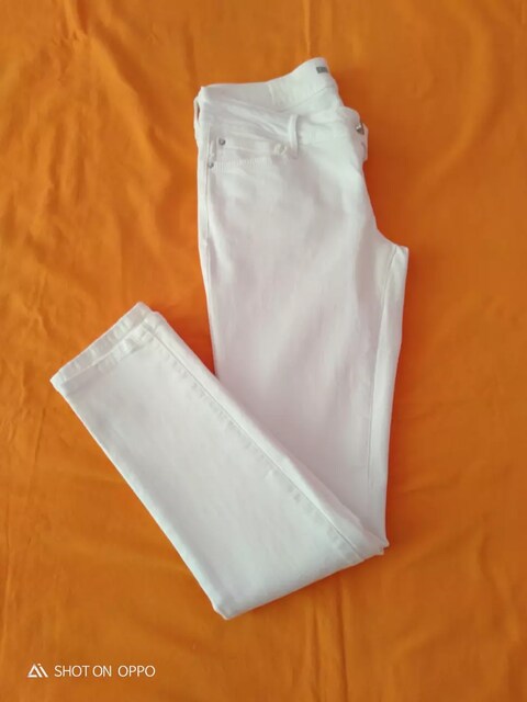 BAYAN COLİNS BEYAZ JEANS