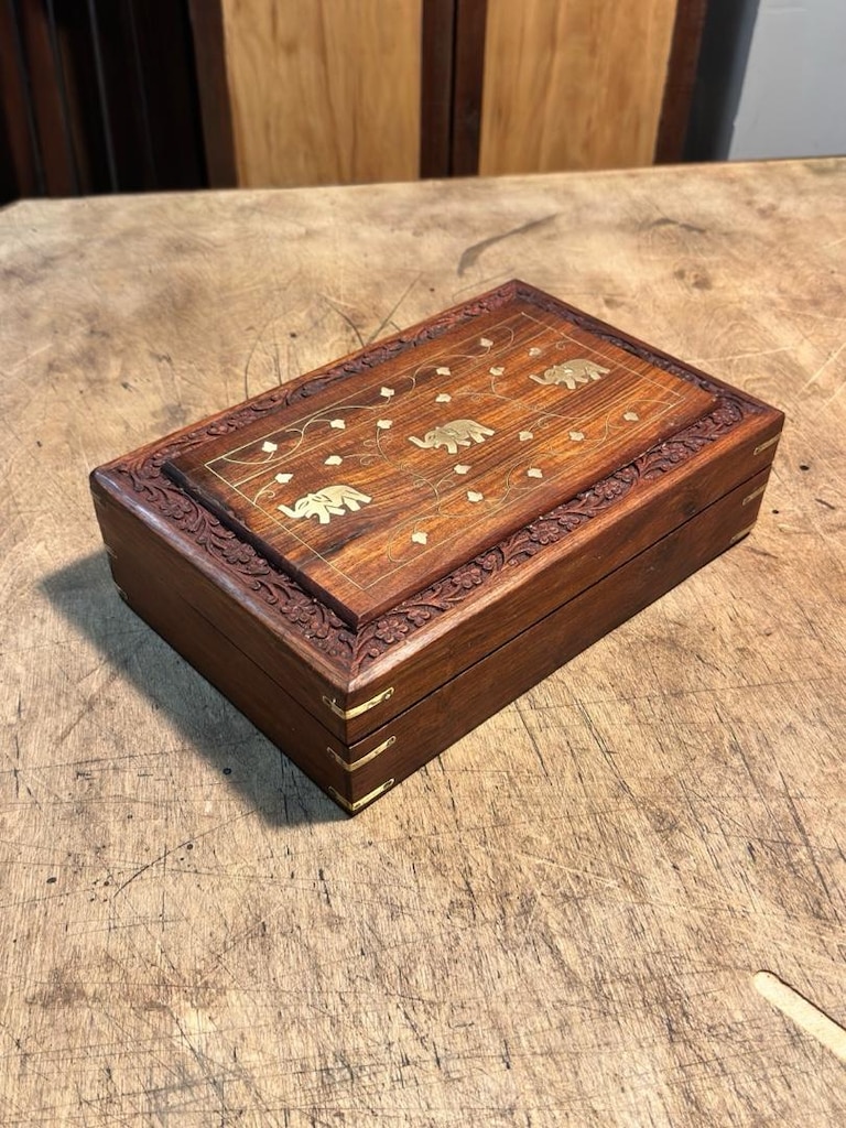 Ahşap vintage kutu - 4