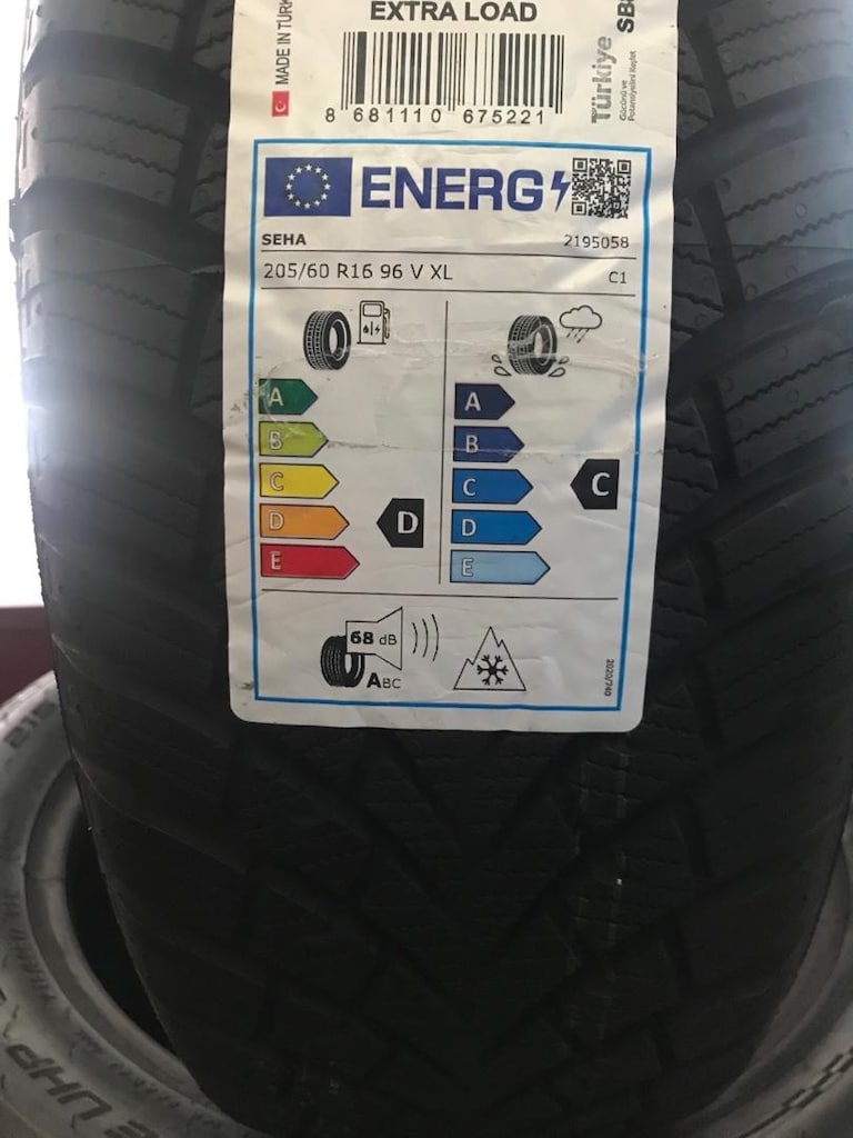 205/60r 16 Ebatta Sıfır Kar Lastiği Yerli Marka - 3