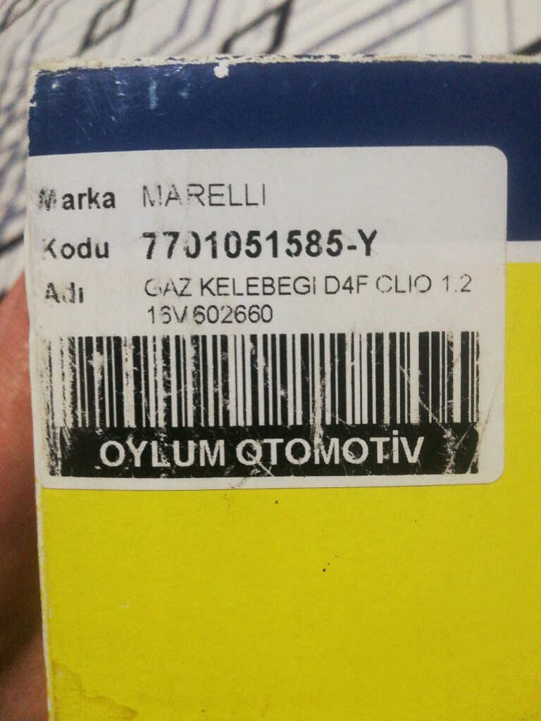 GAZ KELEBEĞİ D4F CLIO 1.2 16 V 602660 - 7
