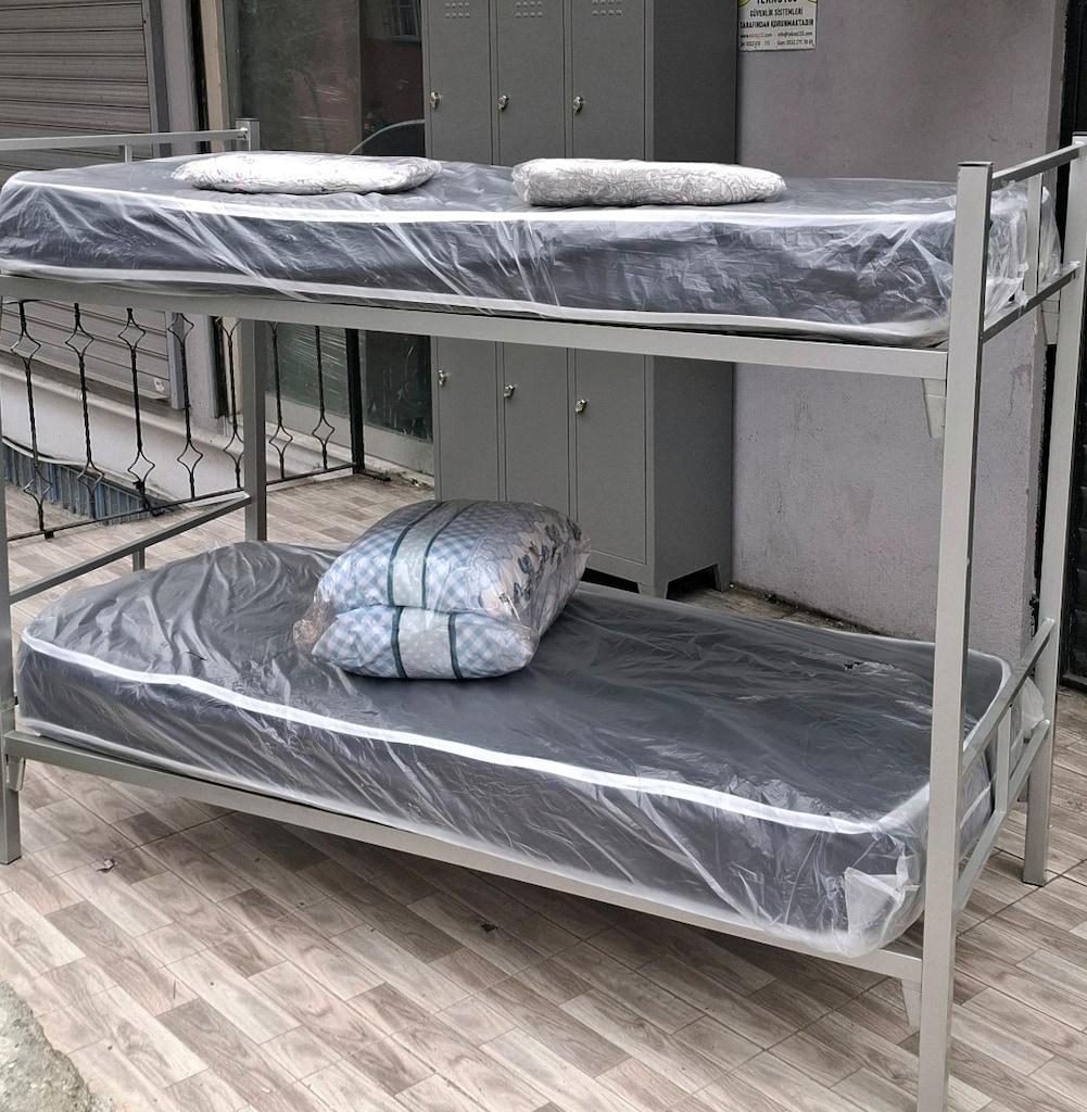 METAL PERSONEL RANZASI 2 YATAK TÜM İST İÇİ AYNI GÜN ÜCRETSİZ TESLİMAT - 5