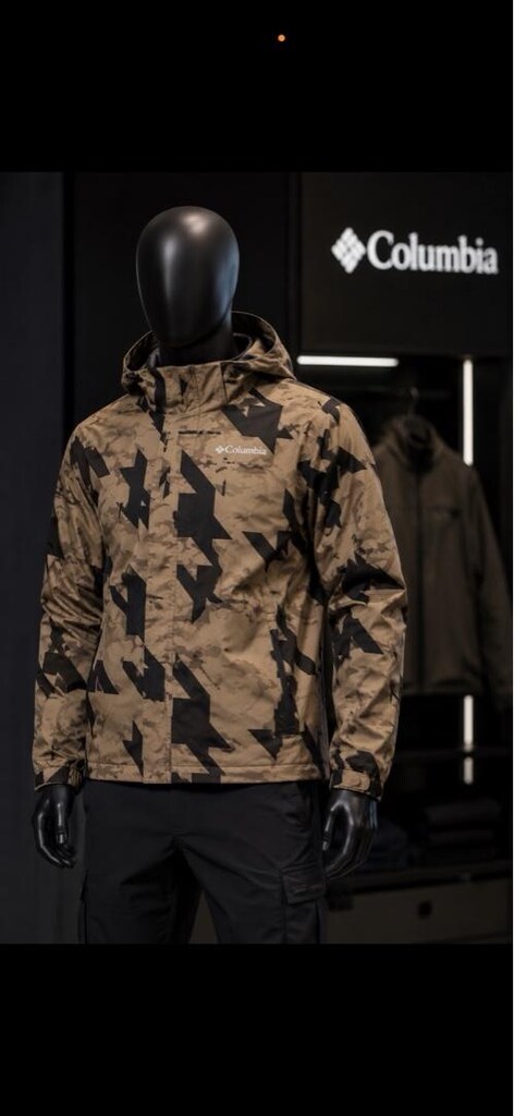 Columbia Desenli Erkek 3N1 İçi Polarlı Mont