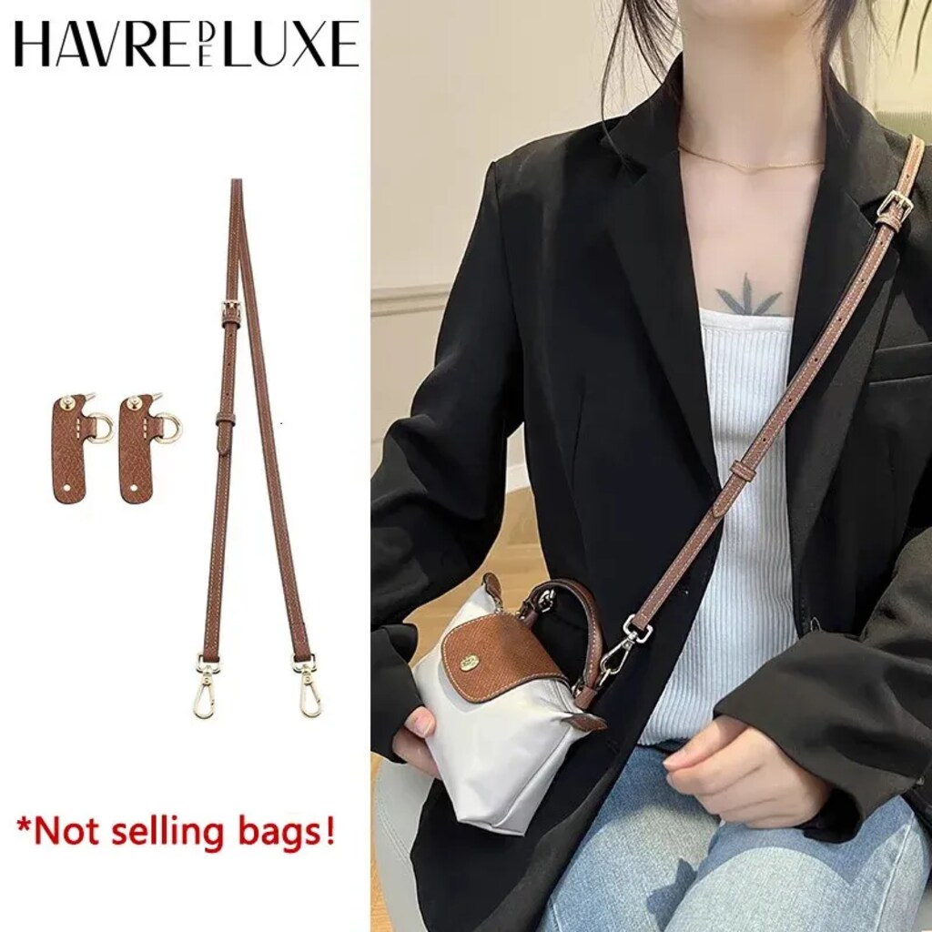 Çanta Askısı Longchamp Mini Çanta Deri Yedek Crossbody Omuz Askısı - 8
