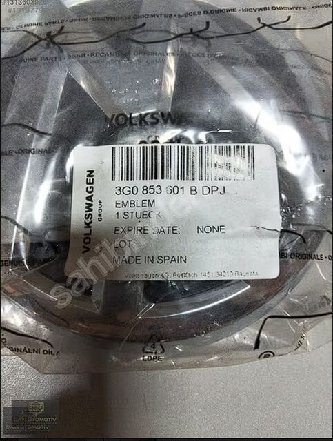 JETTA GOLF 7 PASSAT PANJUR ARMASI ORJİNAL 3G0853601B DPJ
