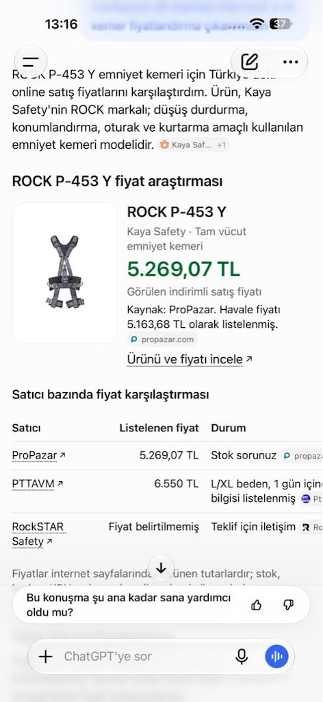 Paraşüt tipi emniyet kemeri - 10