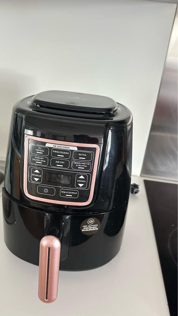 Karaca Air Pro Cook XL 2 in 1 Konuşan Airfryer Rosegold - 2