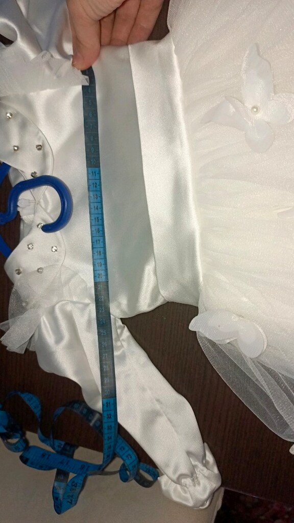 BEYAZ KIZ BEBEK ELBİSE - 4