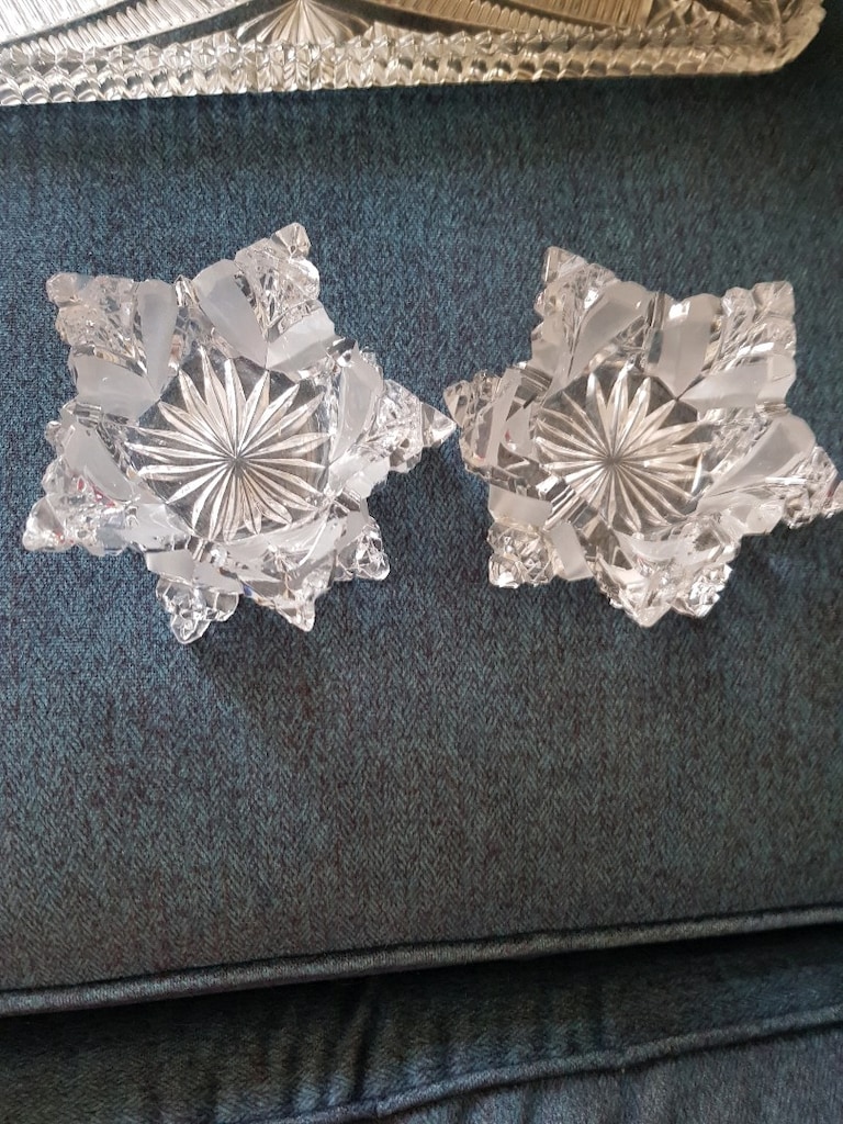 kristal tepsi ve şekerlik - 2