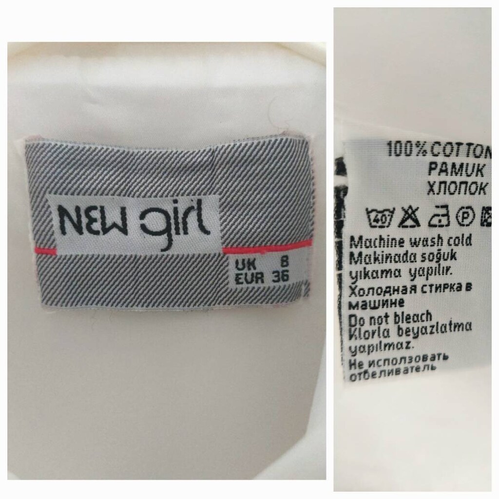 NEW GİRL apolet detaylı beyaz Trençkot - 6