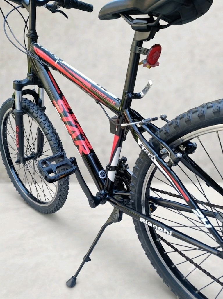 Teker 24. Shimano 21 hız. Amortisörlü. Yeni gibi İtalyan Bianchi. - 7