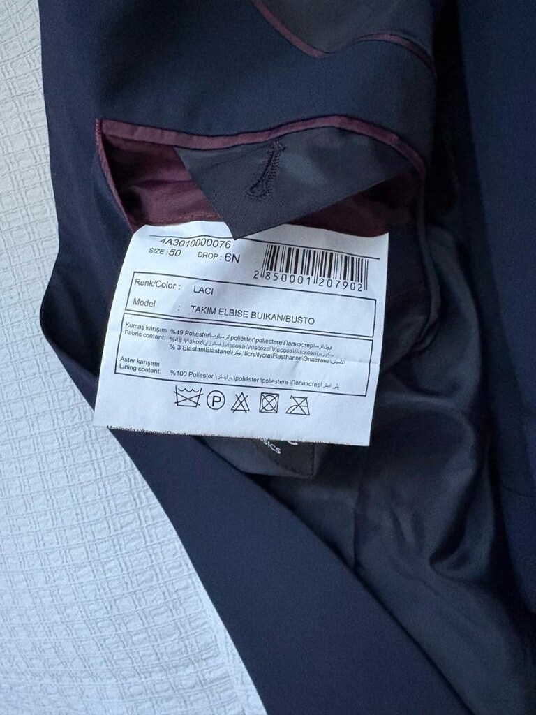 Altınyıldız Lacivert Takım Elbise (50/6N) Yeni - 4