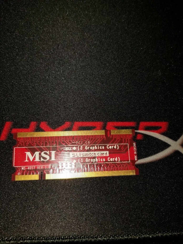 MSI MS-4057 Dual Video Card SLI PCI_E8/non-SLI PCI_E16 Switch Card/Ums - 3