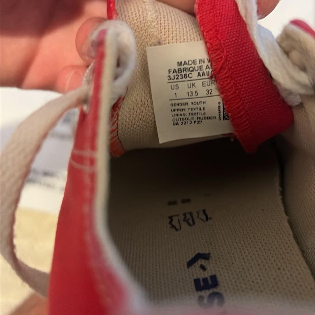 converse kırmızı çocuk ayakkabısı - 2