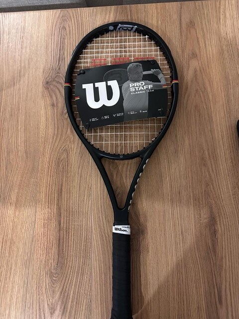 0 hiç kullanılmamış Wilson Tenis Raketi Pro Staff 100inc 280g