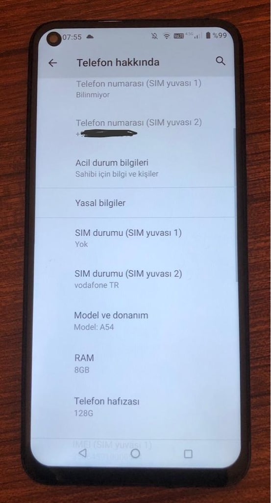 TRİDENT A54 8gb rem 128gb hafıza SORUNSUZ - 3