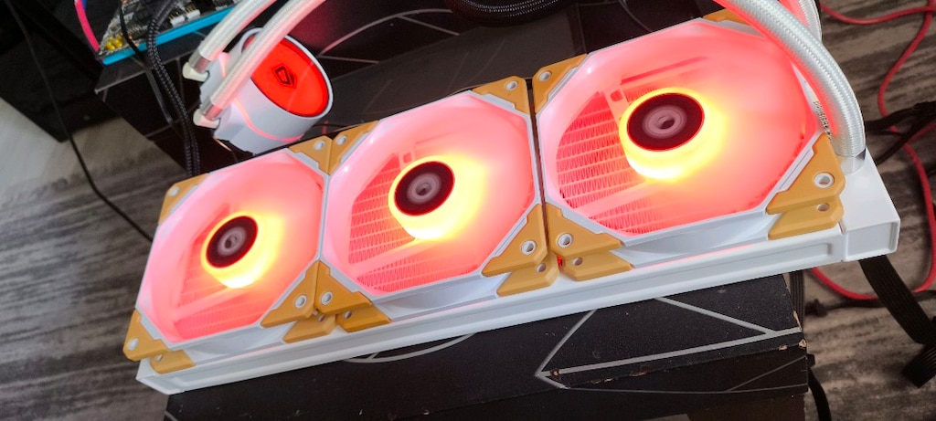 ID cooling frostflow 360xt beyaz sıvı soğutma - 5