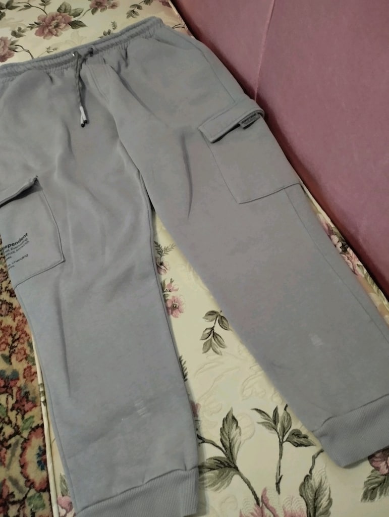 Defacto XXL beden gri yanlardan cepli eşofman