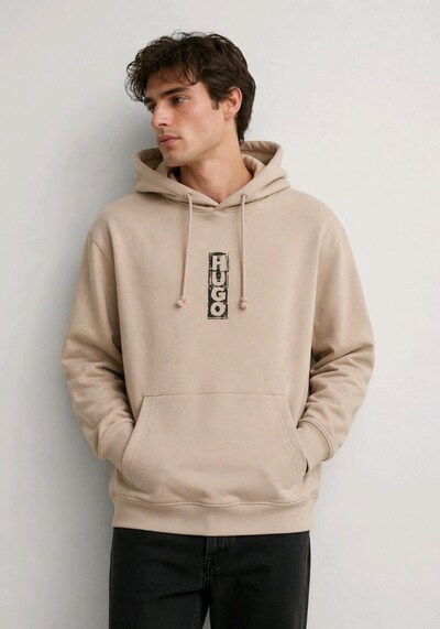#hugo boss bej sweatshirt